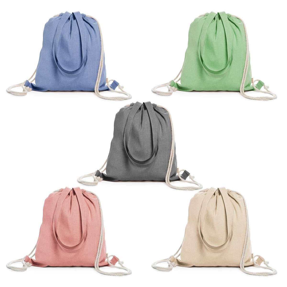 Mochila Saco de Algodón Reciclado Stamina Varese | Toleshop