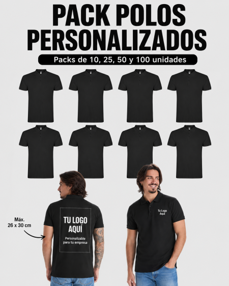 Pack Polos Personalizados| Toleshop
