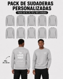 Pack Sudaderas Personalizadas Sin Capucha