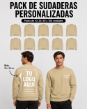 Pack Sudaderas Personalizadas Sin Capucha