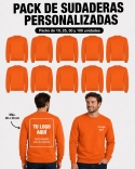 Pack Sudaderas Personalizadas Sin Capucha