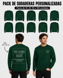 Pack Sudaderas Personalizadas Sin Capucha