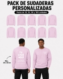 Pack Sudaderas Personalizadas Sin Capucha