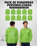 Pack Sudaderas Personalizadas Sin Capucha