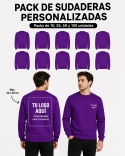 Pack Sudaderas Personalizadas Sin Capucha