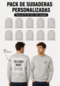 Pack Sudaderas Personalizadas Sin Capucha