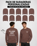 Pack Sudaderas Personalizadas Sin Capucha