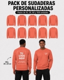 Pack Sudaderas Personalizadas Sin Capucha