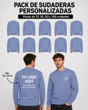 Pack Sudaderas Personalizadas Sin Capucha