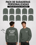 Pack Sudaderas Personalizadas Sin Capucha