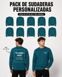 Pack Sudaderas Personalizadas Sin Capucha