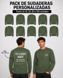 Pack Sudaderas Personalizadas Sin Capucha