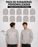 Pack Sudaderas Personalizadas Sin Capucha