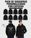 Pack Sudaderas Personalizadas con Capucha