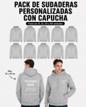 Pack Sudaderas Personalizadas con Capucha
