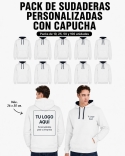 Pack Sudaderas Personalizadas con Capucha