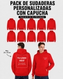 Pack Sudaderas Personalizadas con Capucha