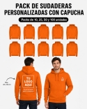 Pack Sudaderas Personalizadas con Capucha