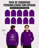Pack Sudaderas Personalizadas con Capucha