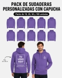 Pack Sudaderas Personalizadas con Capucha