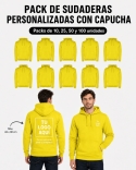 Pack Sudaderas Personalizadas con Capucha