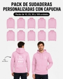 Pack Sudaderas Personalizadas con Capucha