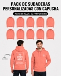 Pack Sudaderas Personalizadas con Capucha