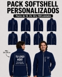 Pack Chaquetas Softshell Personalizadas Pack Chaquetas Softshell Personalizadas