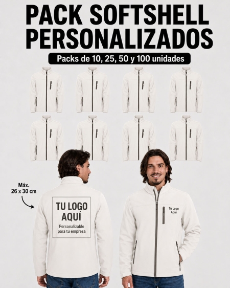 Pack Chaquetas Softshell Personalizadas | Toleshop