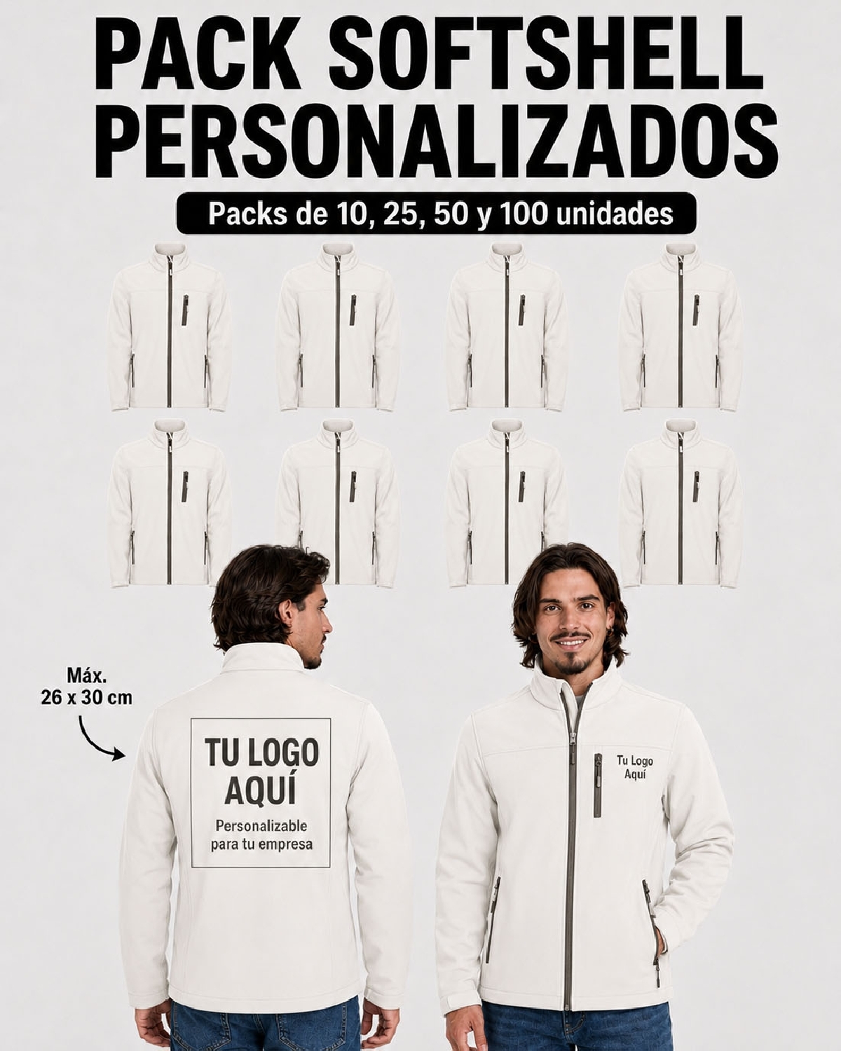 Pack Chaquetas Softshell Personalizadas | Toleshop