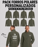 Pack de Forros Polares Personalizados Pack de Forros Polares Personalizados