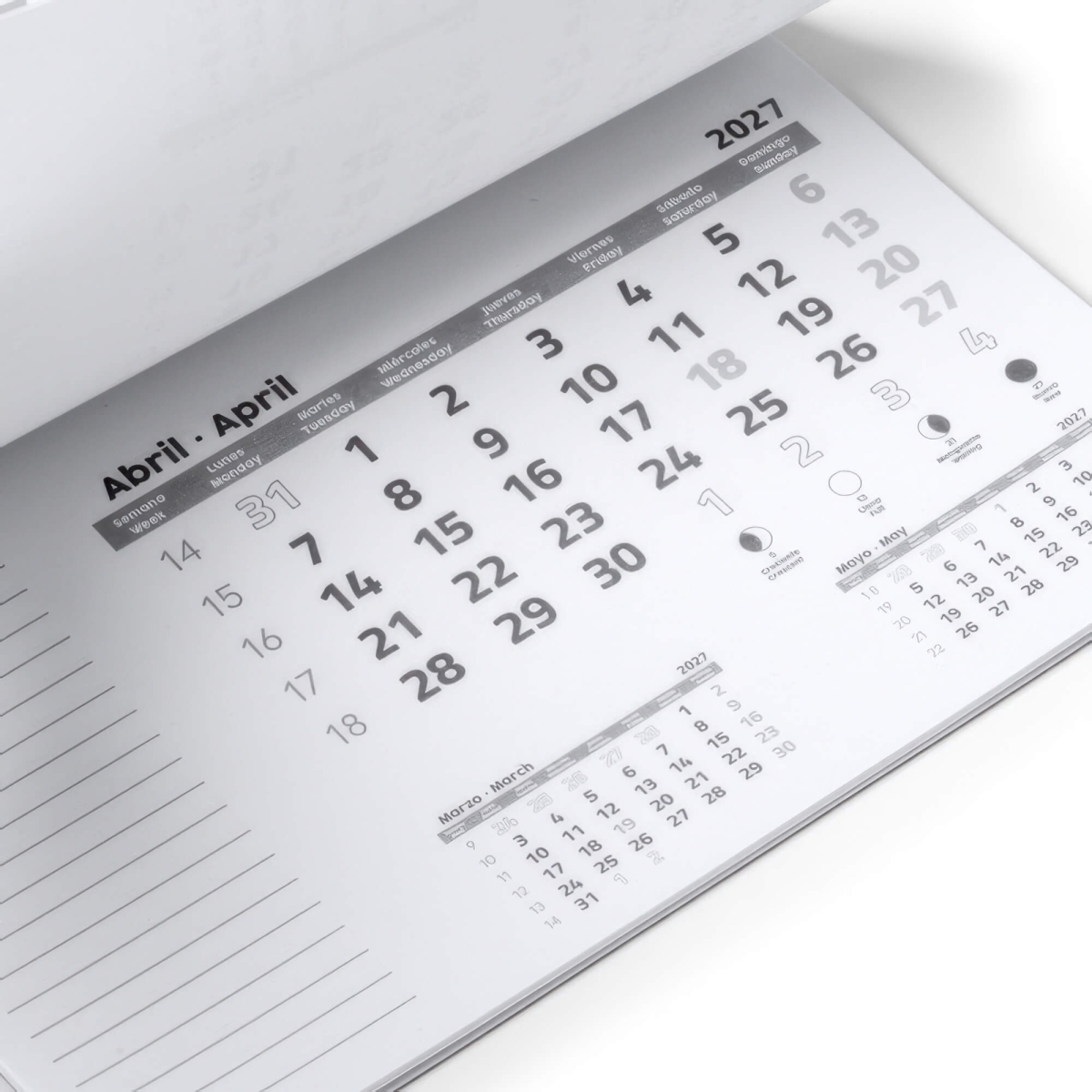 Alfombrilla para Ratón con Calendario Stamina Serbal | Toleshop