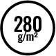 280 gr/m2
