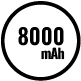8000 mAh