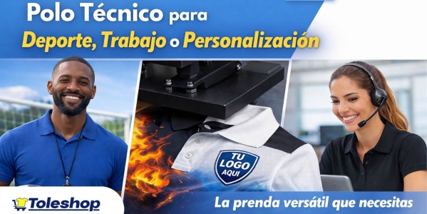 Polo técnico para deporte, trabajo o personalización: la prenda versátil que necesitas