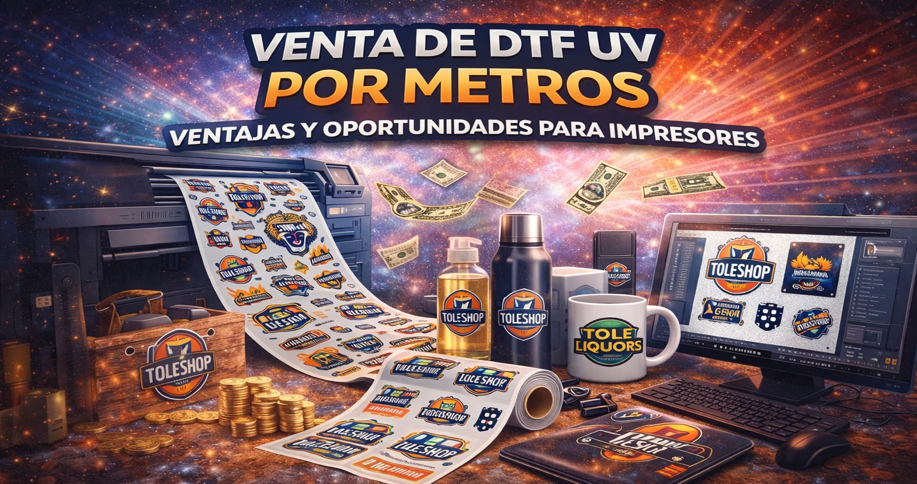Venta de DFT UV por metros: Ventajas y Oportunidades para Impresores