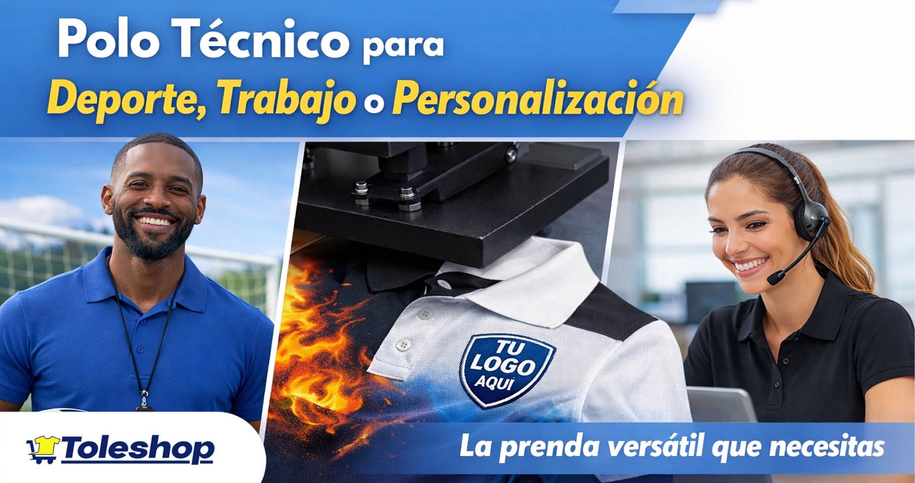 Polo técnico para deporte, trabajo o personalización: la prenda versátil que necesitas